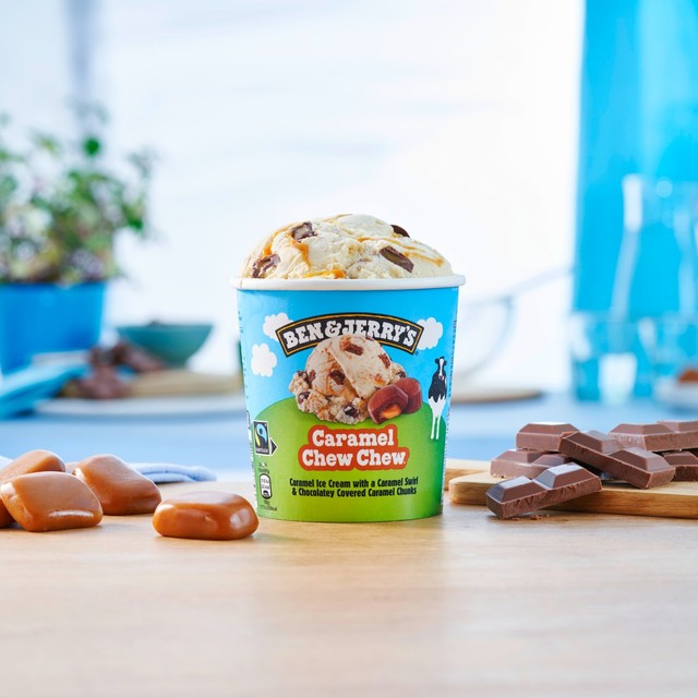 Ben & Jerry's caramel ice cream tub 465ml - British product
