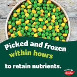 Birds Eye Garden Peas and Sweetcorn frozen mixed vegetables 640g - British product