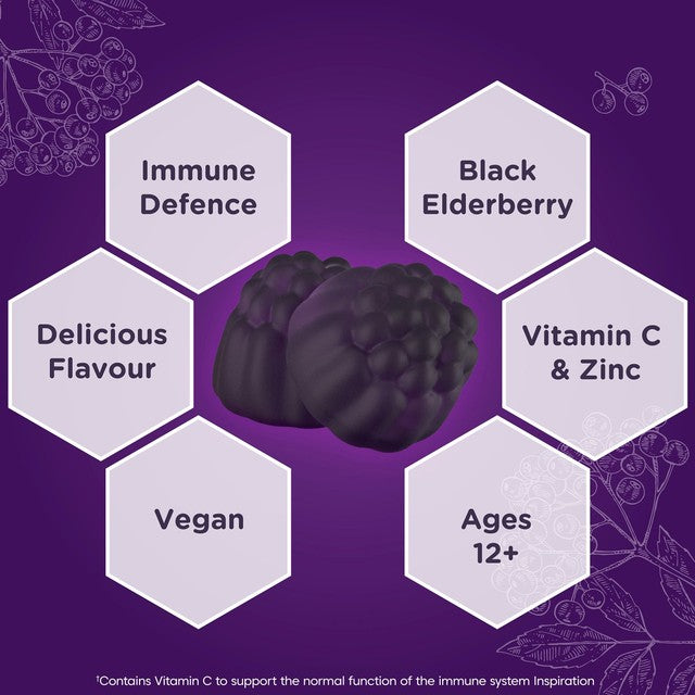 Sambucol immune support gummies berry flavoured 30 count (British brand)