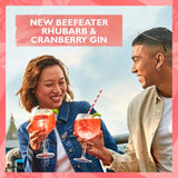 Beefeater Rhubarb & Cranberry Flavoured Pink Gin 70cl - British product