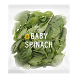 M&S baby spinach washed and ready to cook 80g, imported from the UK