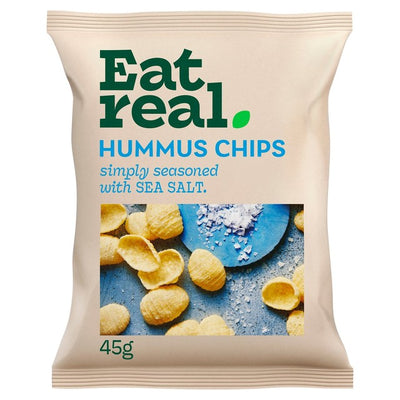 Eat Real Hummus Sea Salt Chips 45g