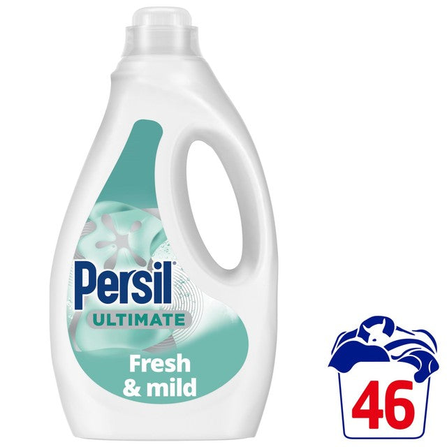 Persil Ultimate Fresh and Mild Non Bio Laundry Detergent 46 Washes, imported from the UK