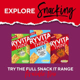 Ryvita Sweet Chilli flatbread crackers 125g, imported from the UK