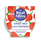 The Real Olive Co. Sweet Red Lily pickled peppers 100g (British brand)