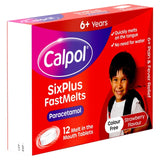 Calpol strawberry flavoured pain relief tablets 12 tablets - British product