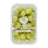 M&S seedless white grapes 500g, imported from the UK