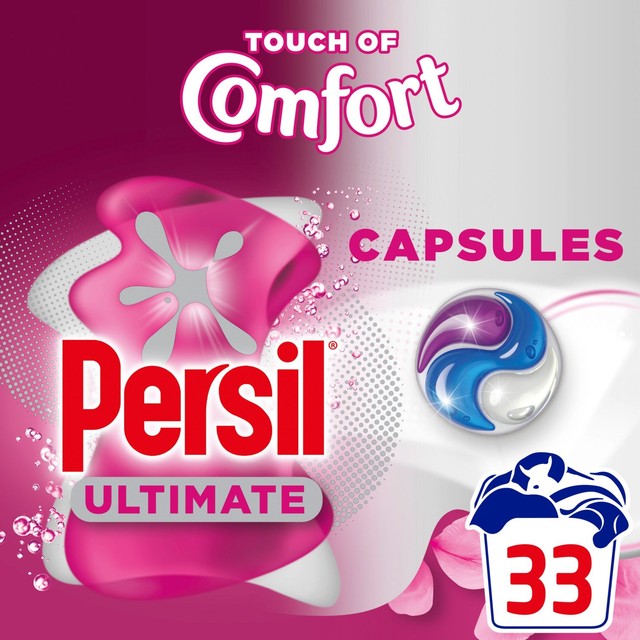 Persil laundry capsules Touch of Comfort 33 washes, imported from the UK