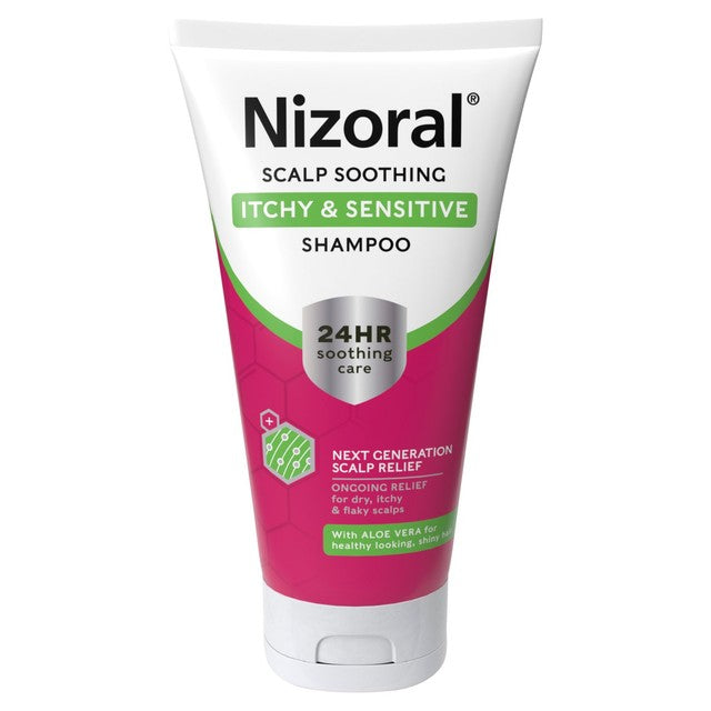 Nizoral Itchy & Sensitive Scalp Shampoo 200ml, imported from the UK