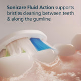 Philips Sonicare W2 Optimal White brush head 2+1 pack, imported from the UK