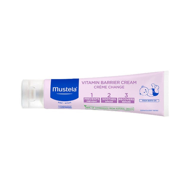 Mustela Baby Nappy Barrier Cream 50ml, imported from the UK