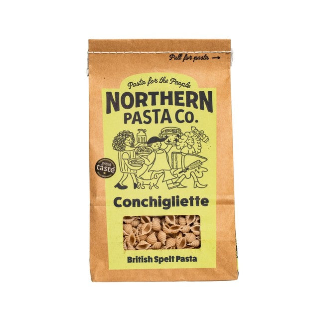 Northern Pasta Conchigliette pasta shells 450g, imported from the UK