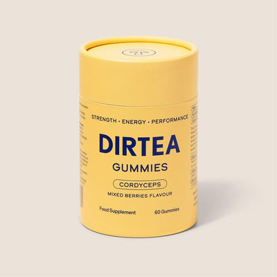 DIRTEA Cordyceps Mushroom Gummies Mixed Berries Health Supplement
