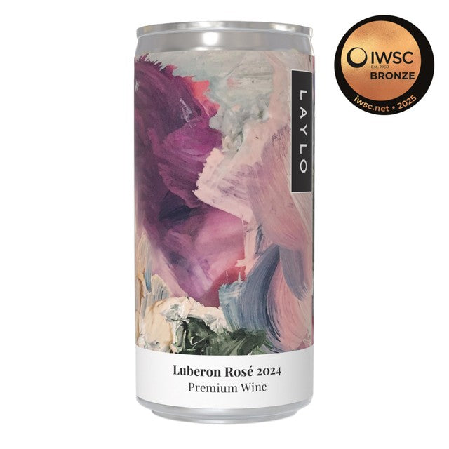 Laylo Luberon Rose rosé wine 187ml can, UK version