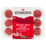 Edwards of Conwy Welsh beef steak meatballs 330g - British product
