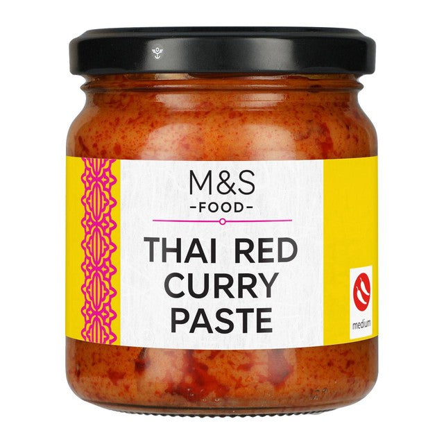 M&S Thai Red Curry Paste 190g, imported from the UK