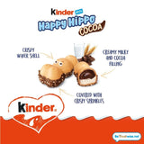 Kinder milk & cocoa cream biscuits happy hippo 103.5g, UK version