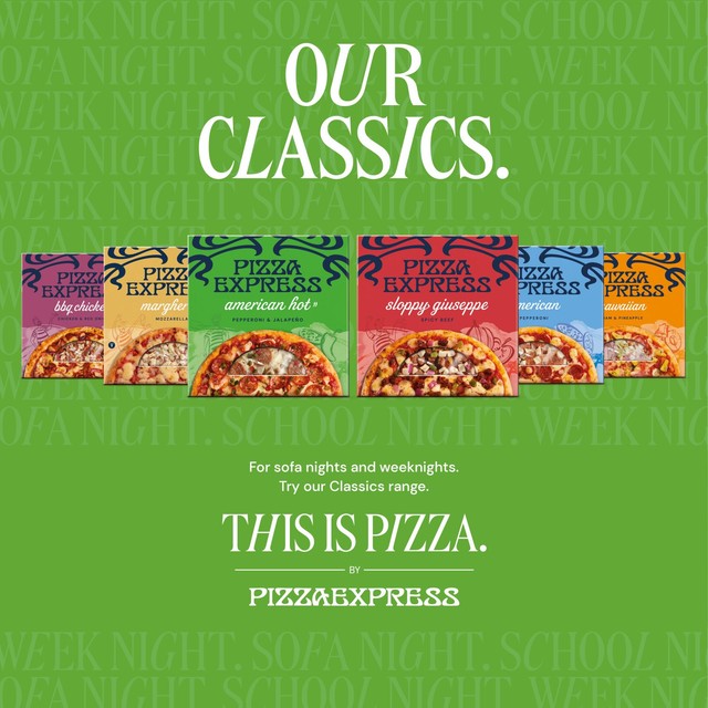 Pizza Express American pepperoni pizza 250g, imported from the UK