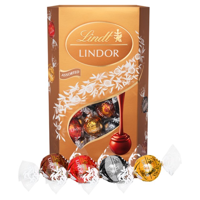 Lindt assorted chocolate truffle box 600g, UK version