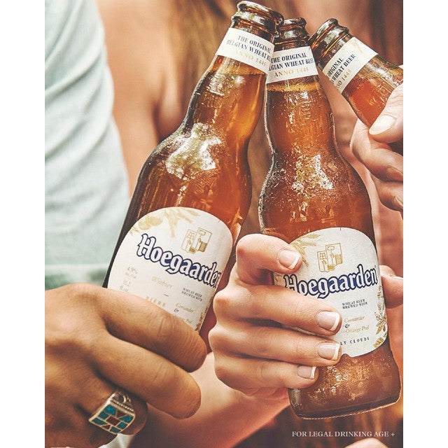 Hoegaarden Belgian lager wheat beer 750ml bottle, UK version