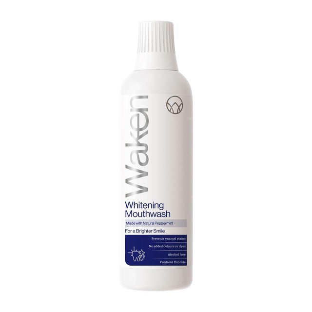 Waken whitening peppermint mouthwash 500ml (British brand)