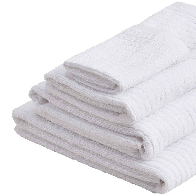 M&S cotton quick dry white bath towel, imported from the UK