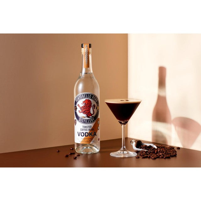 Portobello toasted coffee bean vodka 70cl, imported from the UK