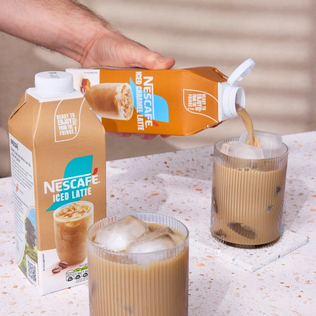 Nescafe iced coffee latte drink 750ml, imported from the UK