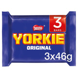 Yorkie Original milk chocolate bar 3x46g (British brand)