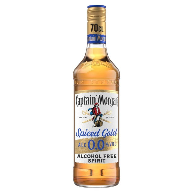 Captain Morgan Spiced Gold 0.0% alcohol-free spirit drink 70cl - British product