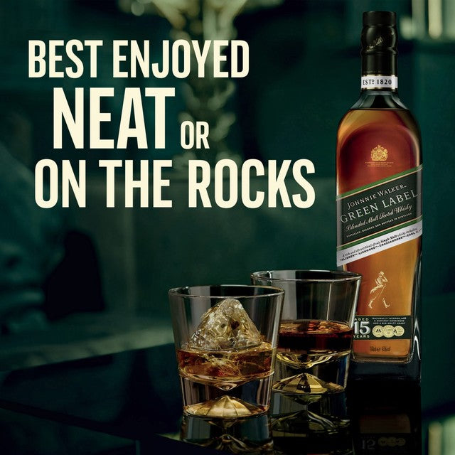 Johnnie Walker Green Label blended Scotch whisky 70cl, UK version