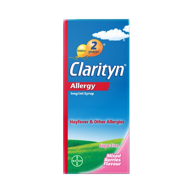 Clarityn Kids Allergy Syrup Mixed Berries 60ml - British product