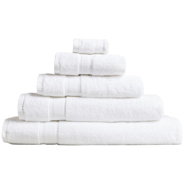 M&S Hand Towel White 85x50cm, imported from the UK