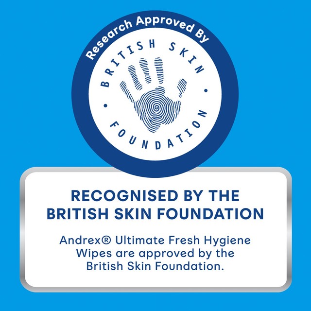 Andrex Fresh and Go Flushable Hygiene Wipes Travel Pack 12 Sheets - British product
