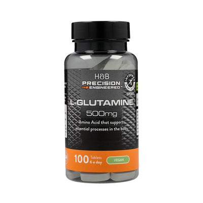 Precision Engineered L-Glutamine Vegan Tablets Fitness Supplement 100 Pack