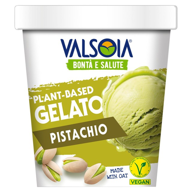 Valsoia pistachio oat-based gelato 510ml (British brand)