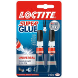 Loctite Super Glue Liquid 2 x 3g tubes, UK version
