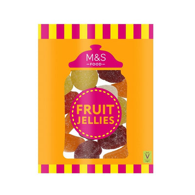 M&S Fruit Jellies Assorted Fruit Flavours Jelly Sweets 200g