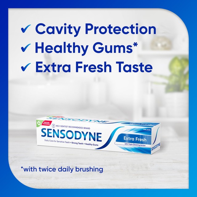 Sensodyne toothpaste Extra Fresh 75ml (British brand)