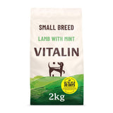 Vitalin lamb and mint dog food for small breeds 2kg (British brand)