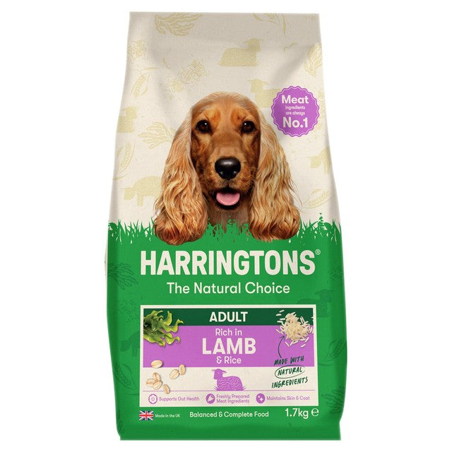 Harringtons lamb dry dog food 1.7kg, UK version