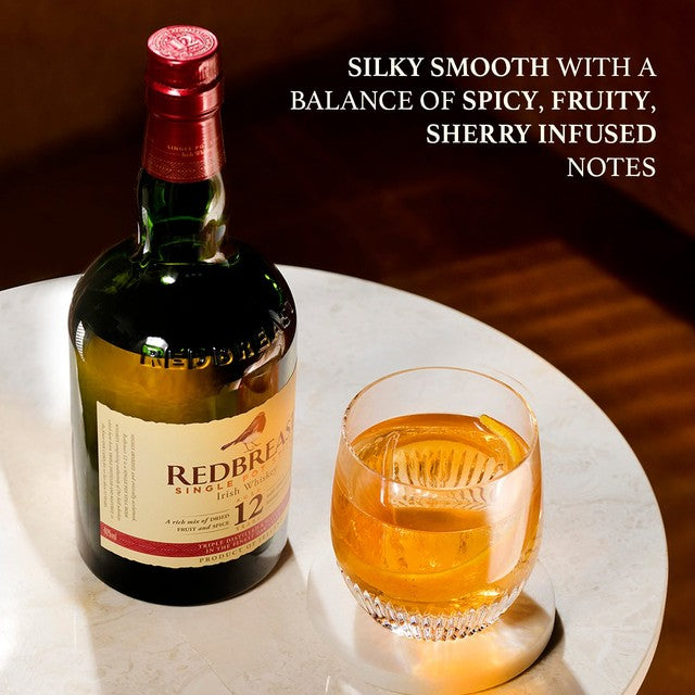 Redbreast 12 Year Old Irish Whiskey 70cl, imported from the UK