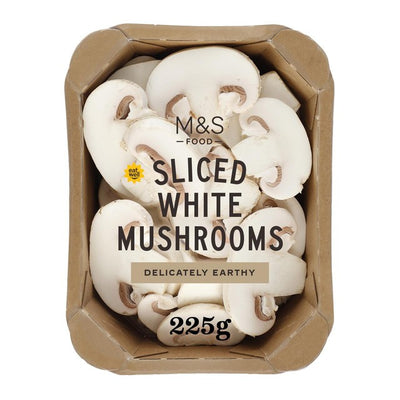 M&S Sliced White Mushrooms 225g