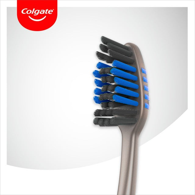 Colgate ZigZag Charcoal Medium Manual Toothbrush
