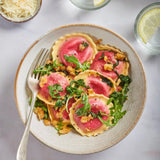 Dell' Ugo beetroot and goats' cheese fiorelli filled pasta 250g - British product