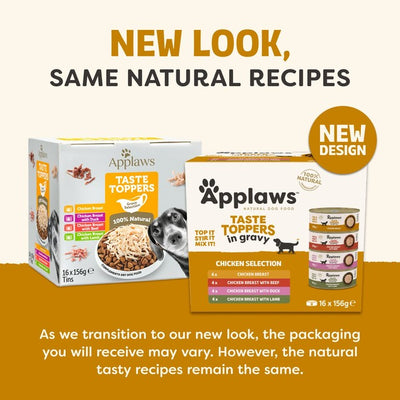 Applaws Taste Topper Dog Gravy Mixed Multipack 16 x 156g