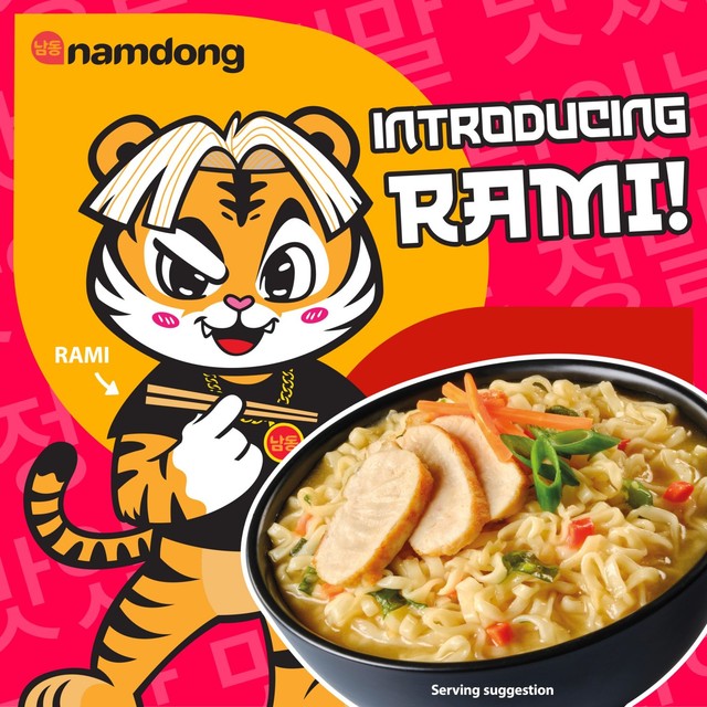 Namdong Chicken Jjigae instant noodles 120g, imported from the UK