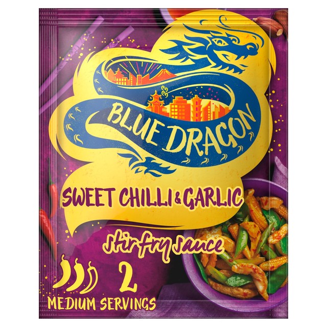 Blue Dragon sweet chilli and garlic stir fry sauce 120g - British product
