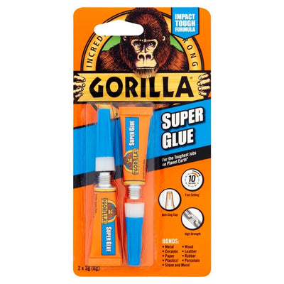 Gorilla Glue Superglue Super Glue 2 x 3g