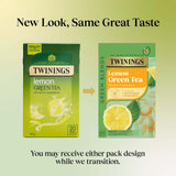 Twinings lemon green tea bags 20 tea bags (British brand)